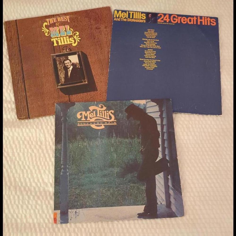 Mel Tillis SET OF THREE Vintage 12 Inch LP Vinyl